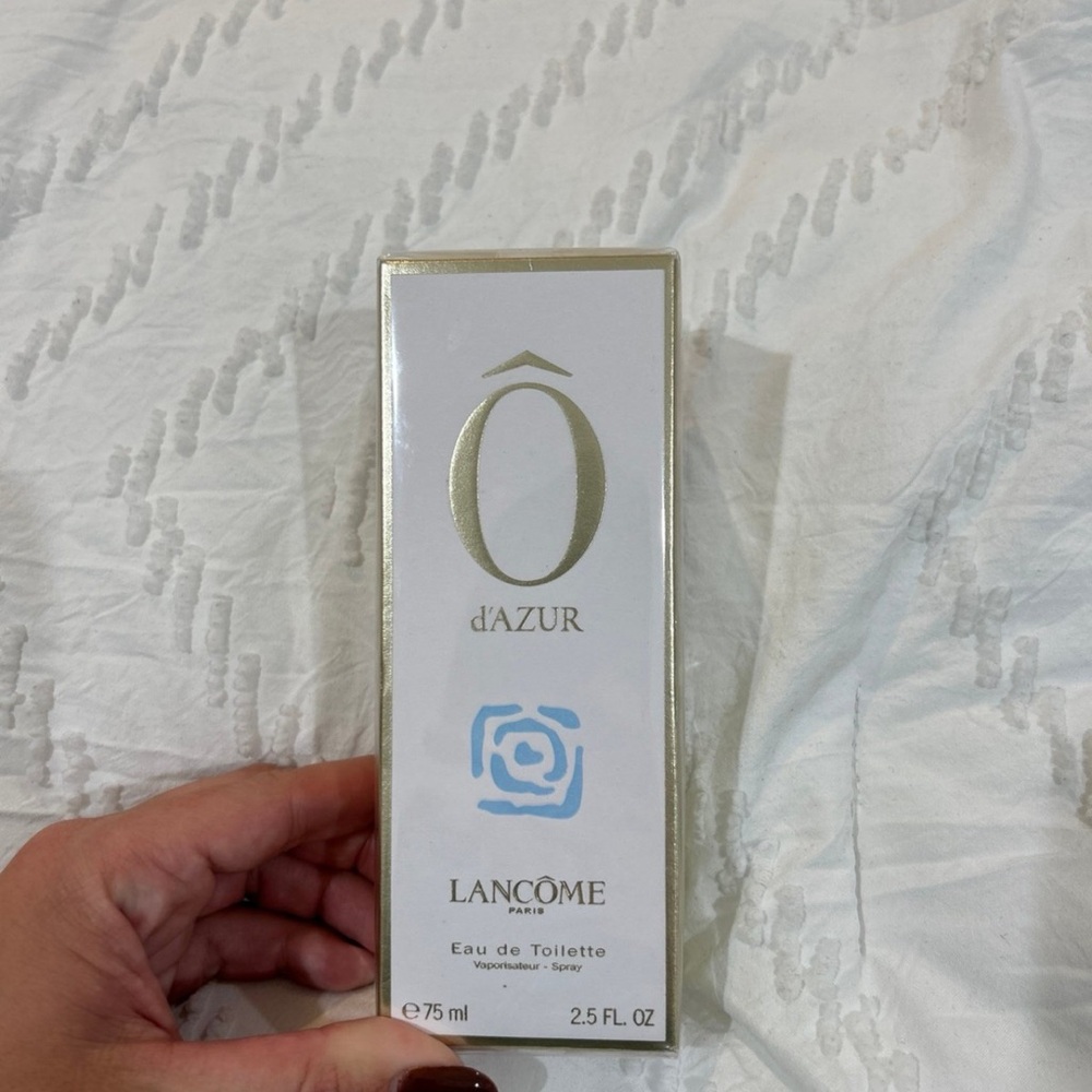 Lancôme Ô d'Azur Eau de Toilette - Gold and Blue Packaging